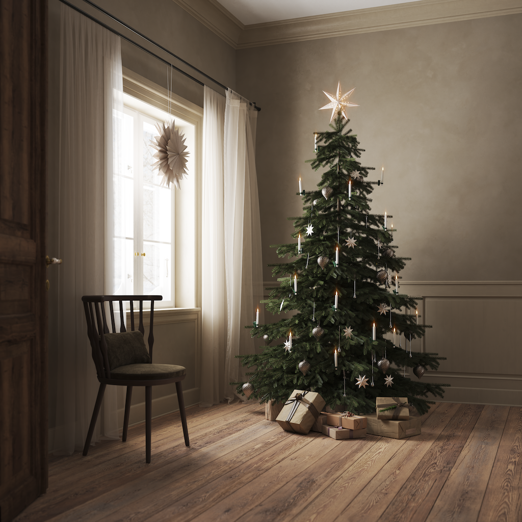 Deluxe Homeart Vahaga kaetud jõulukuuse küünlad 6 tk Christmas 3