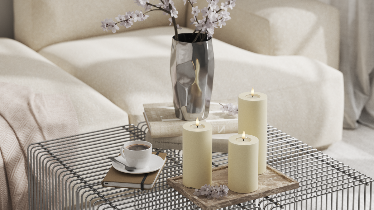 Naturlig tro LED Blokker lys med Wetlook ™ Design