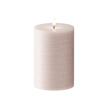 LED Blockljus WetLook Ø 10 x 15 cm Rosa