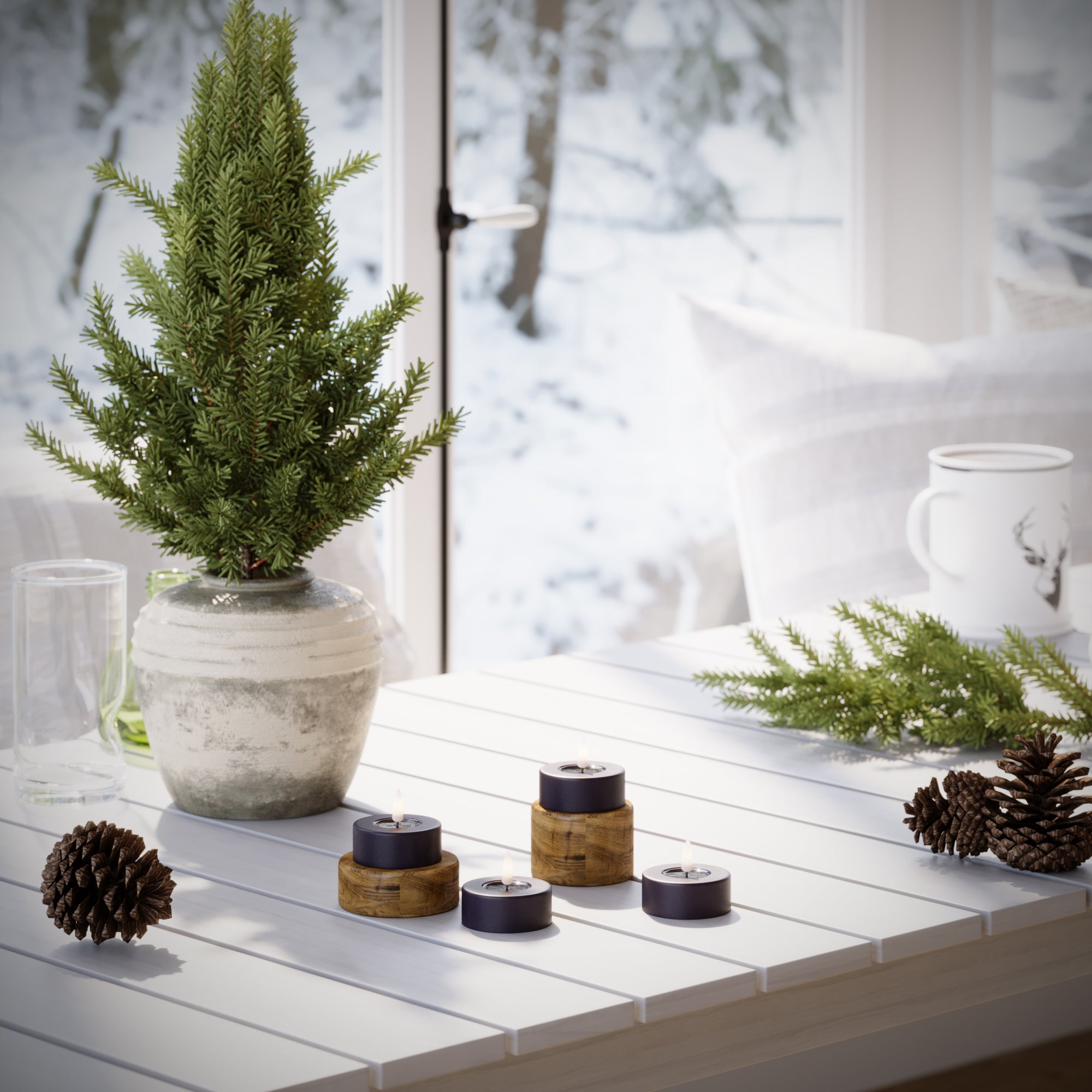 LED Jumbo tuletorni tuled Tumelilla - 4 tk