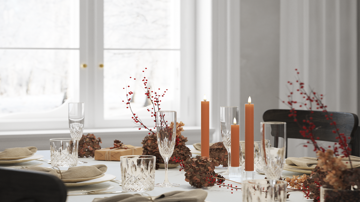 Practical timer function to your LED Dinner candle