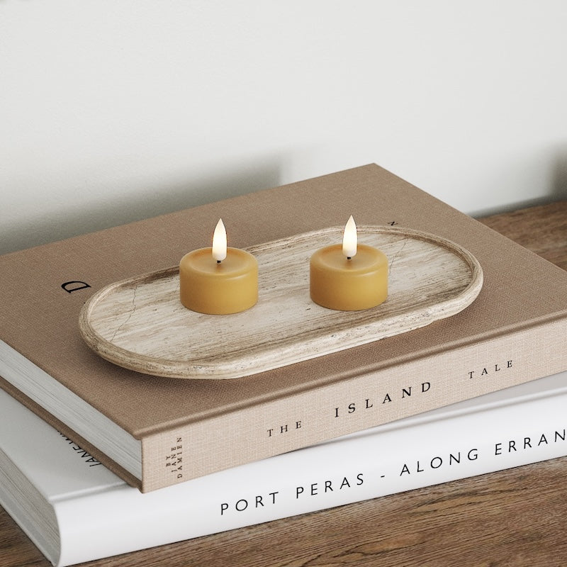 Deluxe Homeart Φωτιστικό τσαγιού LED 2 τεμ. Κάρι