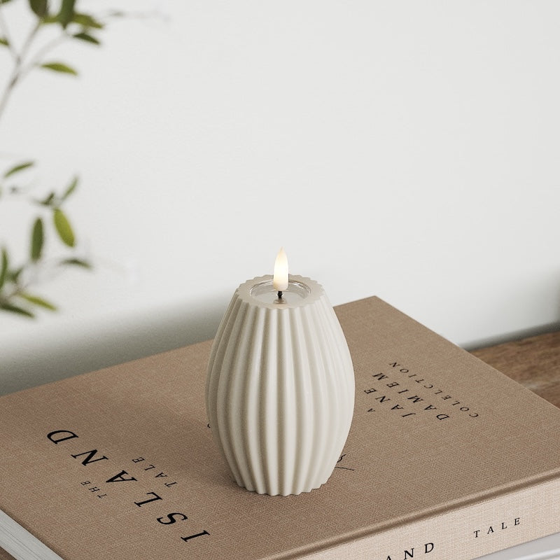 Deluxe Homeart Φωτισμός αυλακιού LED D 7,5 x Υ 10 cm Άμμος