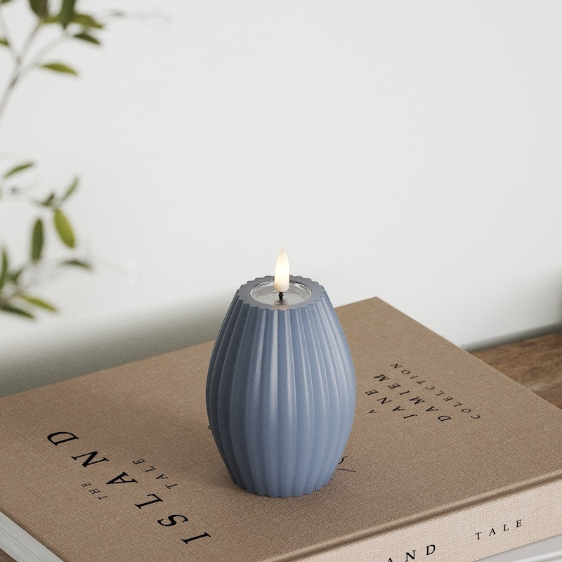 Deluxe Homeart Φωτισμός αυλακιού LED D 7,5 x Υ 10 cm Παγωμένο μπλε