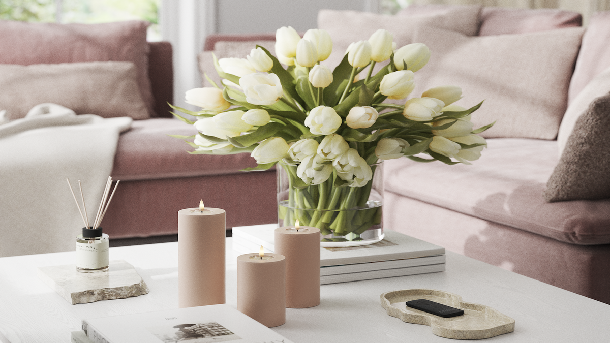 Naturlig tro LED Blokker lys med Wetlook ™ Design