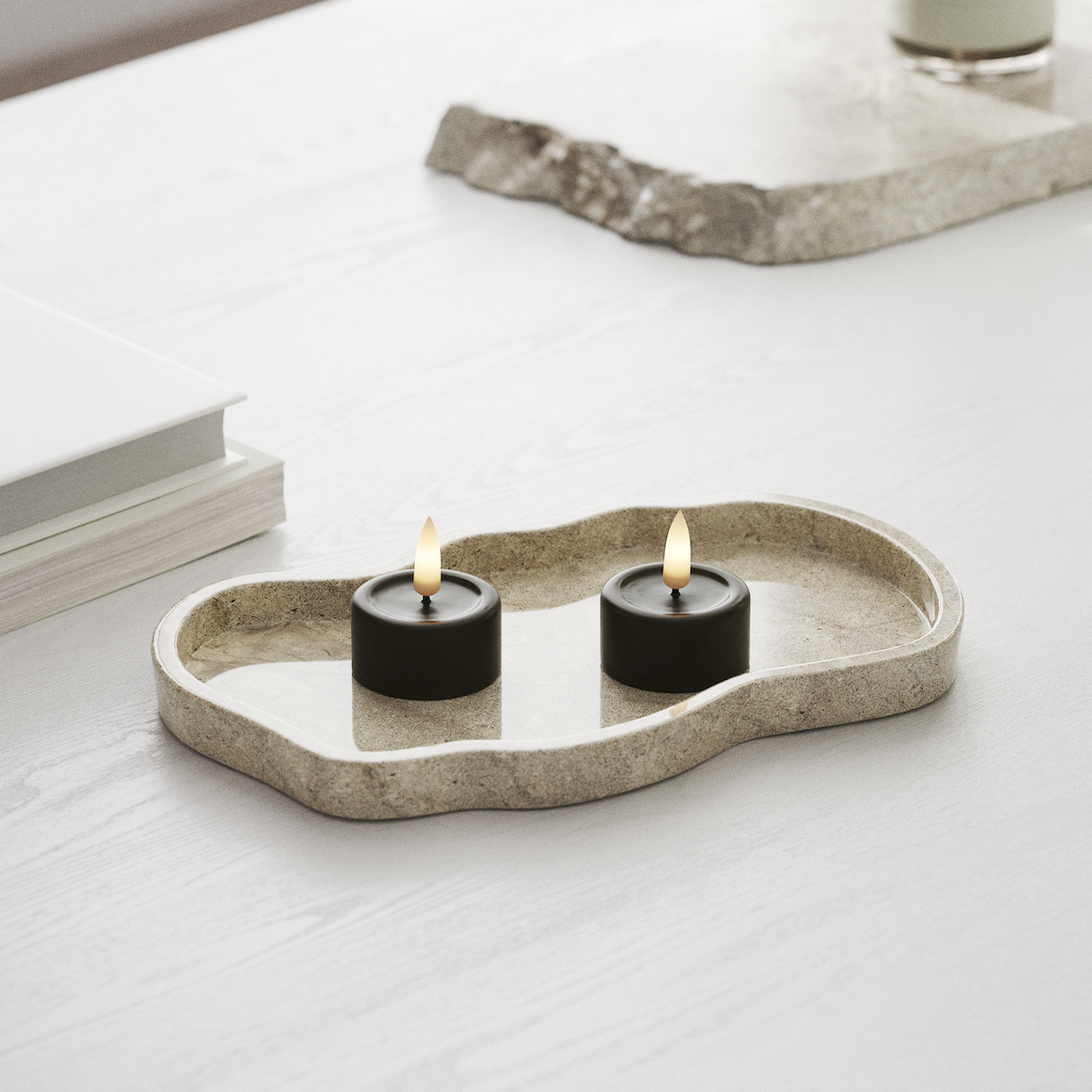 Deluxe Homeart Φωτιστικό τσαγιού LED 2 τεμ. Σκούρο πράσινο Φωτάκι τσαγιού LED 1