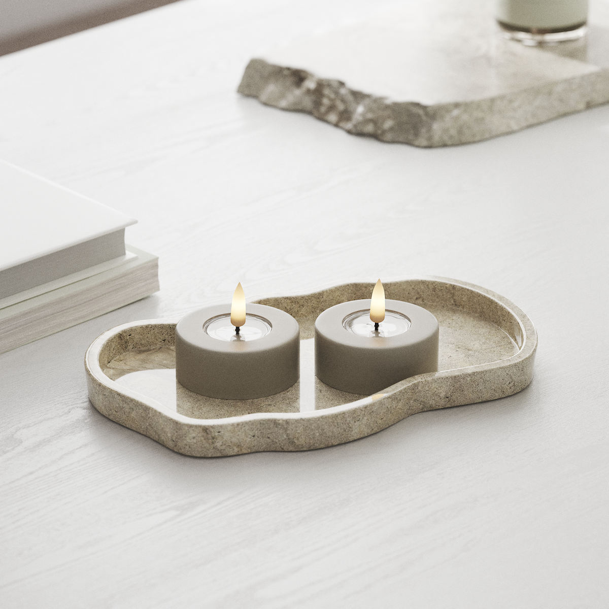 Deluxe Homeart Ρεσώ LED Jumbo 2 τεμ. Μεγάλο Άμμος Φωτάκι τσαγιού LED jumbo 1