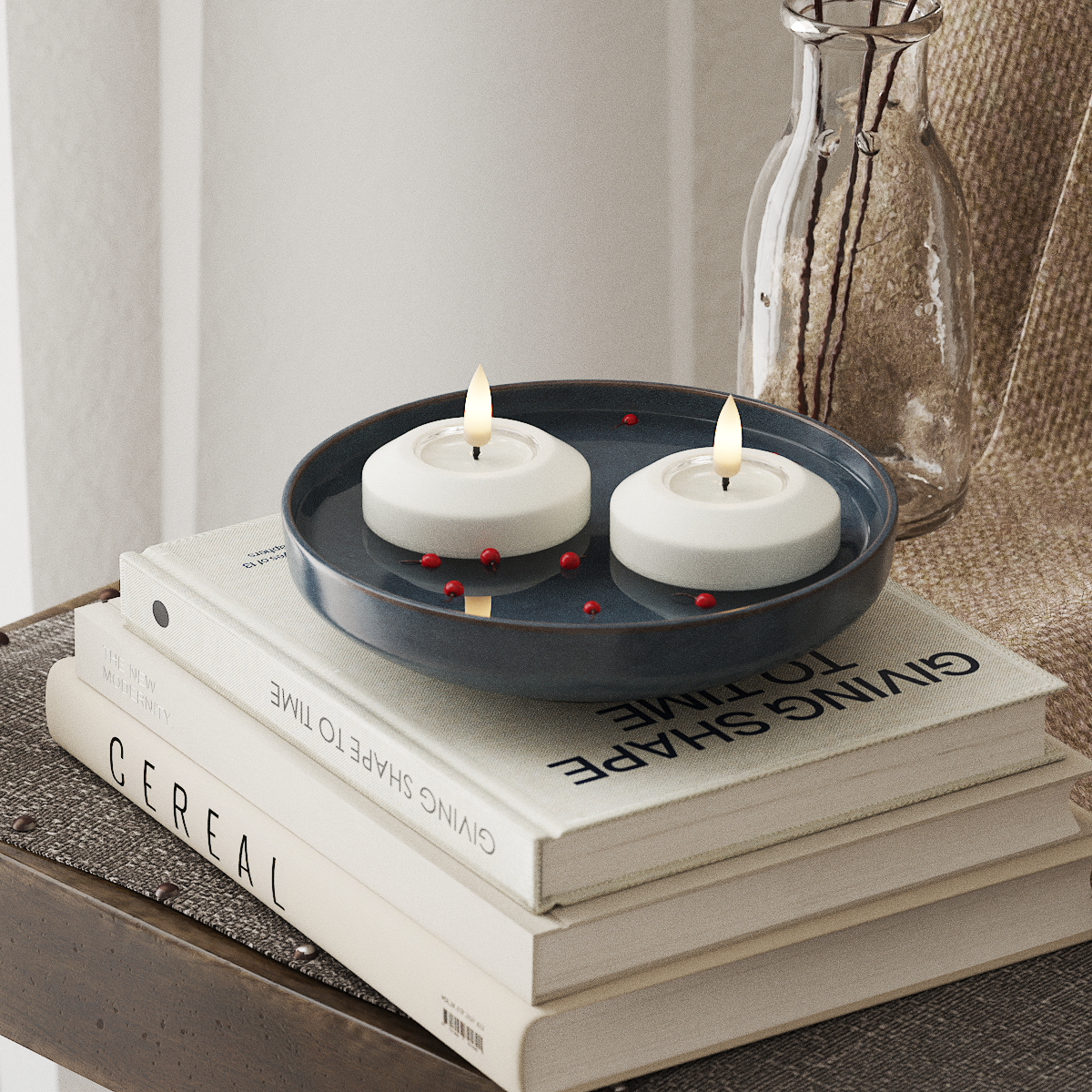 Deluxe Homeart LED Πλωτό φως Ø 6,1 cm 2 τεμ Λευκό Πλωτό φως LED 4