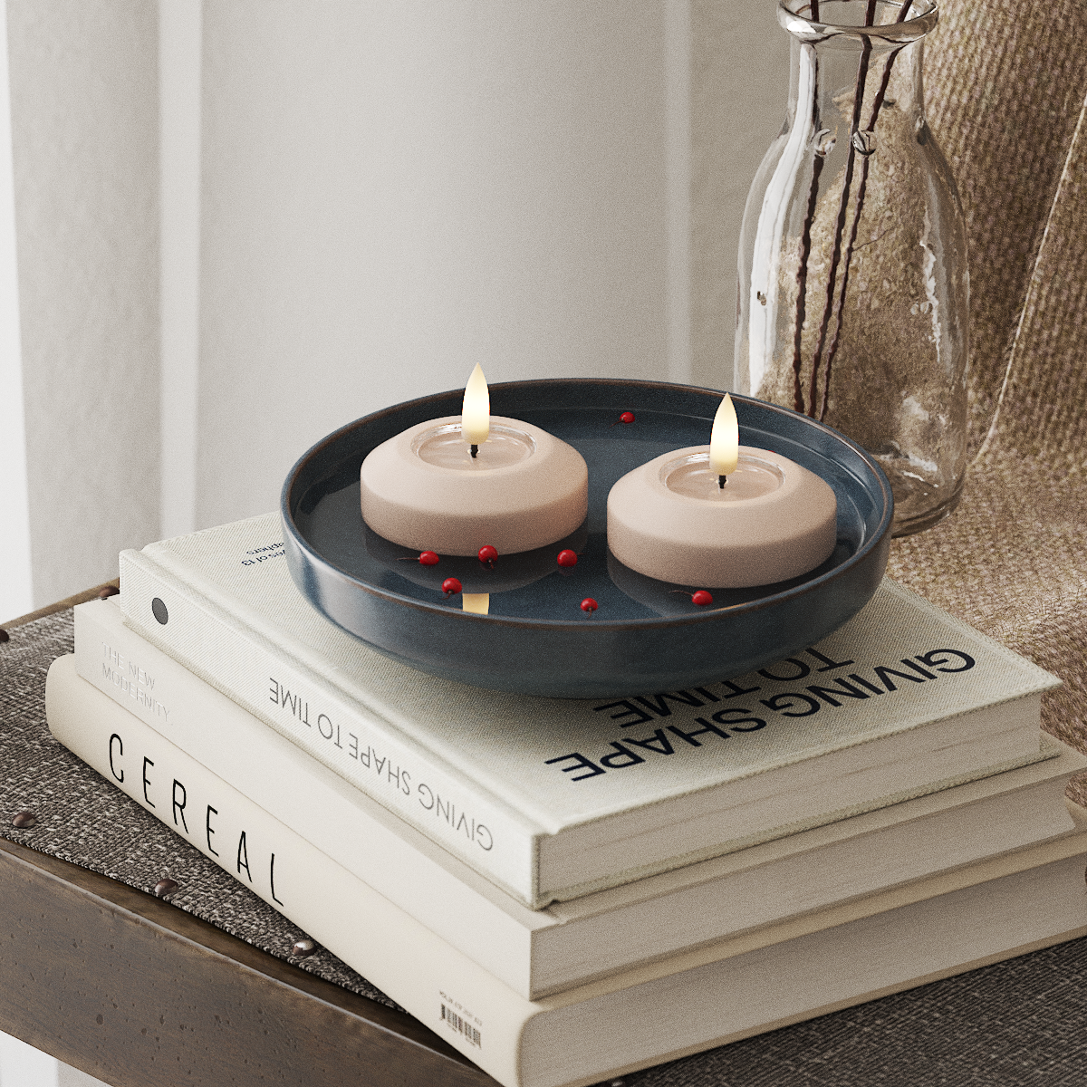 Deluxe Homeart LED Πλωτό φως Ø 6,1 cm 2 τεμ Ροζ Πλωτό φως LED 4