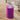 Deluxe Homeart Udendørs LED Bloklys Ø 10 x 15 cm Violet