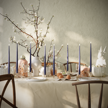 Deluxe Homeart Πακέτο LED Candle Light - Βασιλικό μπλε - 8 τεμ. κεριά 38 cm συσκευασία 1