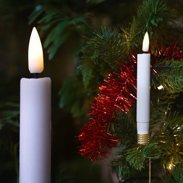 Deluxe Homeart Juletræslys belagt med stearin 6 stk Jul 7