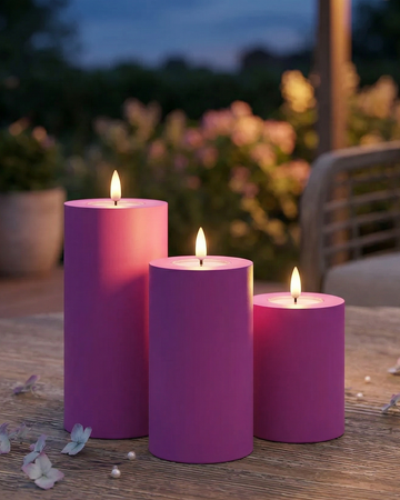 Balík vonkajšieho LED osvetlenia Purpurová