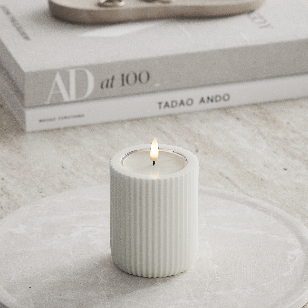 Deluxe Homeart Unique Φωτιστικό αυλάκωσης LED D 8 x 10 cm Λευκό unique φως αυλάκωσης 1