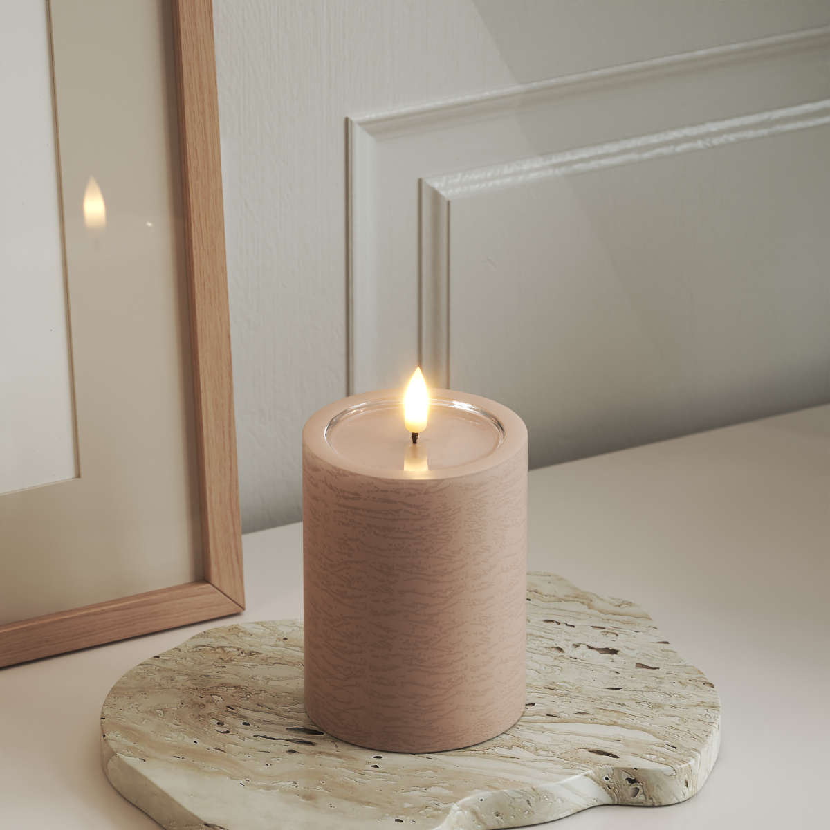 Deluxe Homeart Unique LED blokové svetlo D 7,5 x 10 cm Ružová unique blokové svetlo 3